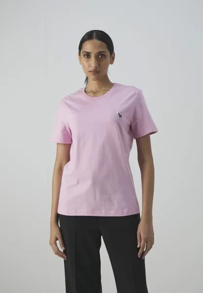 Базовая футболка WOMENS ZEBRA PS Paul Smith, розовый