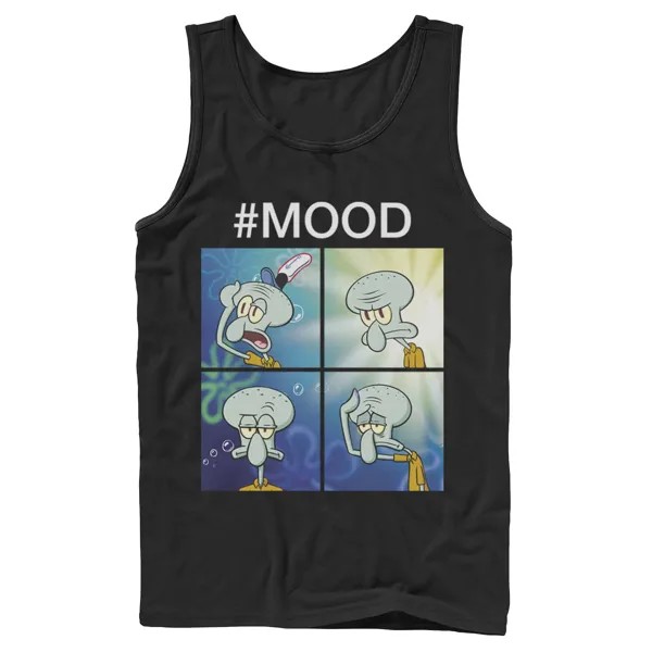 Мужская майка Nickelodeon SpongeBob SquarePants Squidward Mood