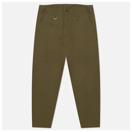 Мужские брюки uniform experiment Tapered Fatigue оливковый , Размер XL