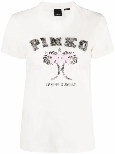 PINKO футболка с логотипом