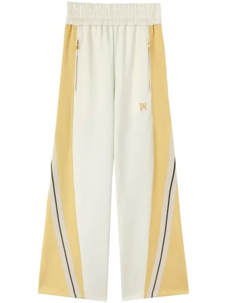 Palm Angels спортивные брюки в стиле колор-блок, белый
