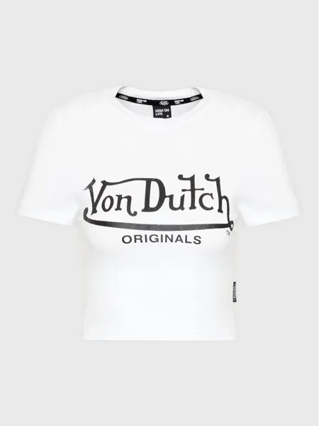 Футболка стандартного кроя Von Dutch, белый