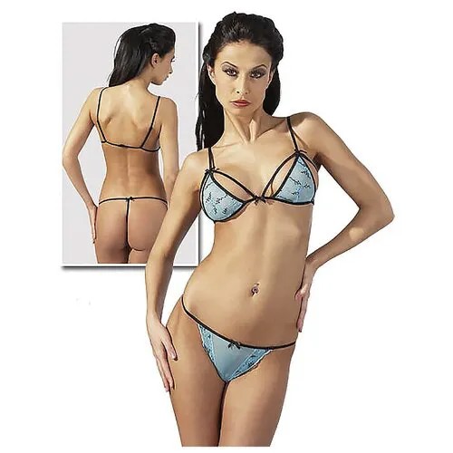 Бюстгальтер светло-голубого оттенка и трусики Cottelli Collection, М