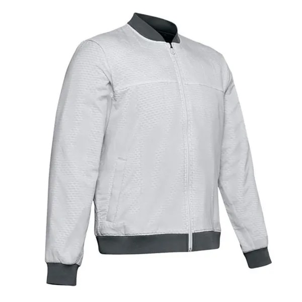 Мужская куртка-бомбер-реактор coldgear серая 1350940 014 Under Armour, серый