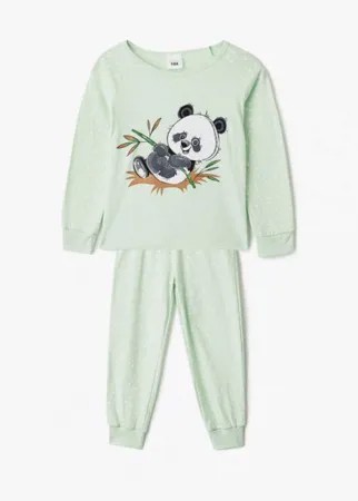 Repost Пижама для девочки Панда (лонгслив и штаны)