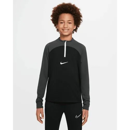 Лонгслив спортивный NIKE, размер XS, черный/темно-серый