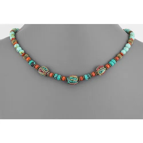 Бусы Minera, коралл, длина 43 см.