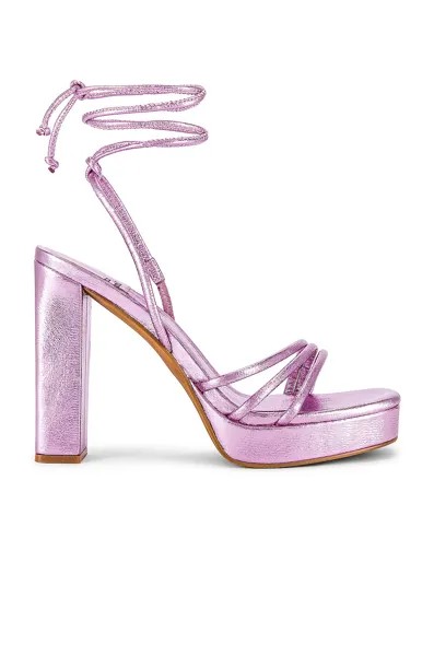 Сандалии Jeffrey Campbell Presecco, цвет Pink Metallic Luster