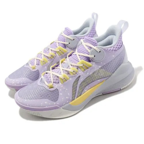 Мужские баскетбольные кроссовки Li Ning Sonic X Team Lilac Purple Pale Banana ABPS015-3