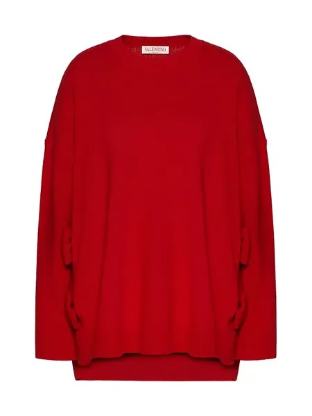 Шерстяной свитер Valentino Garavani, красный
