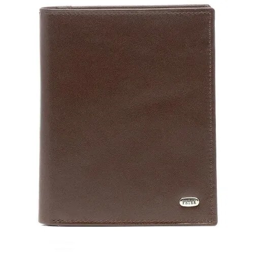 Портмоне Petek 1855 207.000.222, фактура гладкая, коричневый