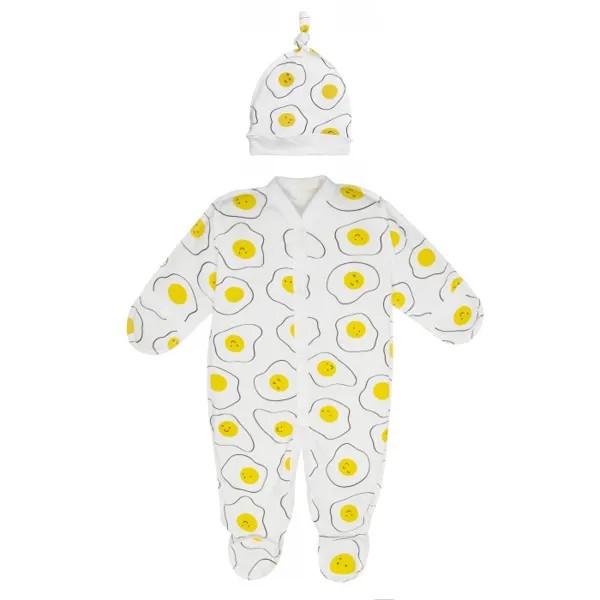 AmaroBaby Комбинезон-слип с шапочкой Яичница