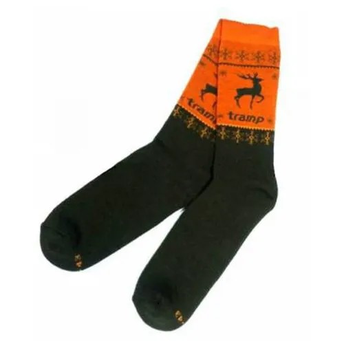 Tramp носки Hunting Seeker, хаки/оранжевый, 41-43