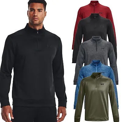 Мужской флисовый пуловер на молнии 1/4 Under Armour 1373358 — новинка