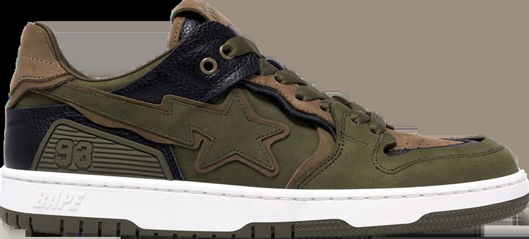 Кроссовки Wmns Sk8 Sta #6 'Olive Drab', зеленый
