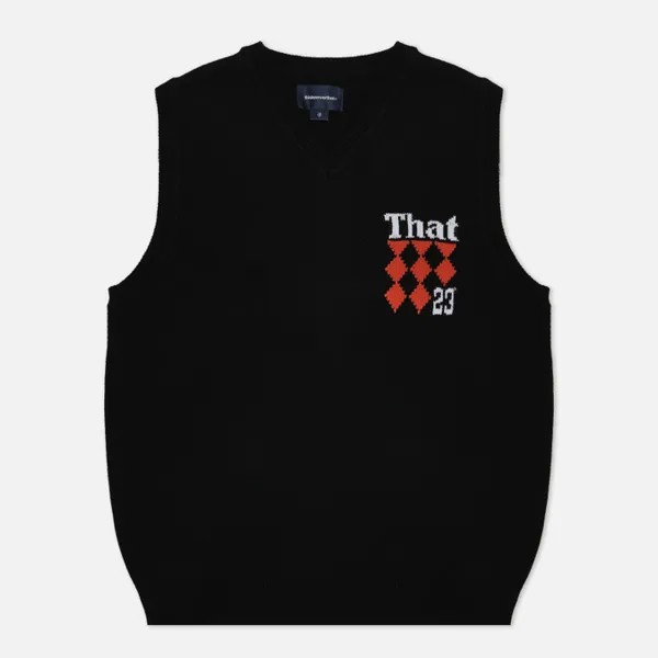 Мужской жилет thisisneverthat That Knit Vest чёрный, Размер M