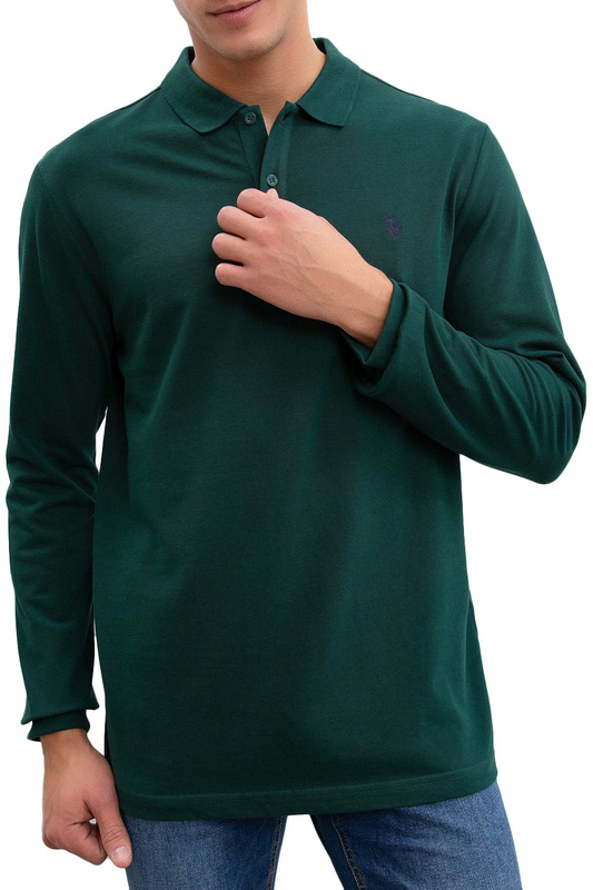 Футболка-поло мужская U.S. POLO Assn. G081GL0820GTP01SK9 зеленая S