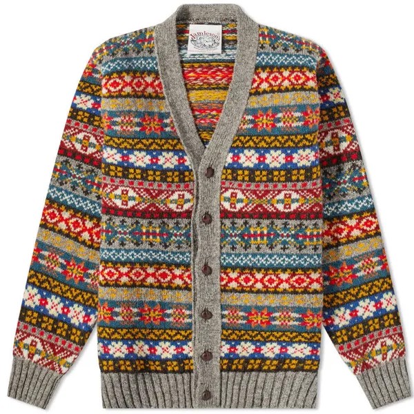 Джемпер Jamieson's of Shetland Fair Isle V-Neck Cardigan
