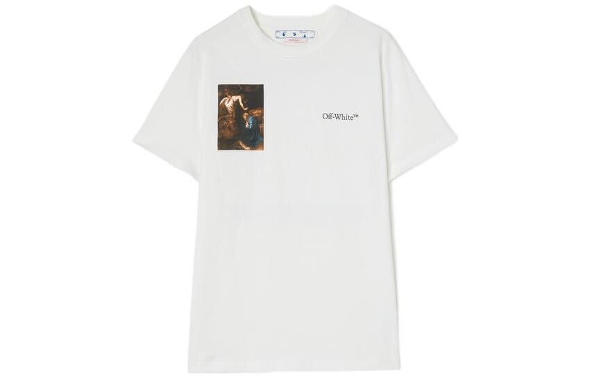 Футболка Caravaggio Lute Slim из натуральной кожи Off-White, белый