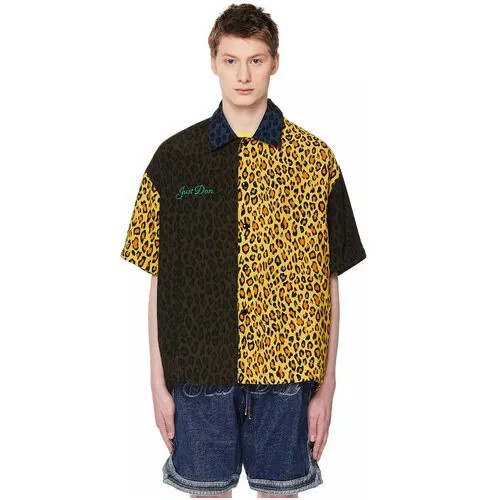 JUST DON Рубашка Leopard Warmup S