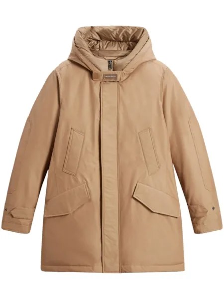 Woolrich парка Polar с высоким воротом, нейтральный цвет