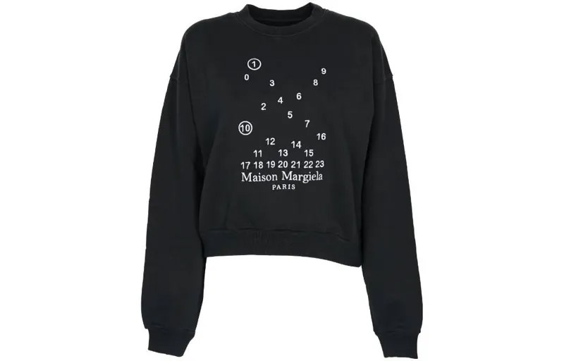 Толстовка женская черная Maison Margiela