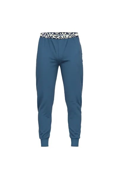 Пижамные брюки с логотипом Tom Tailor, синий