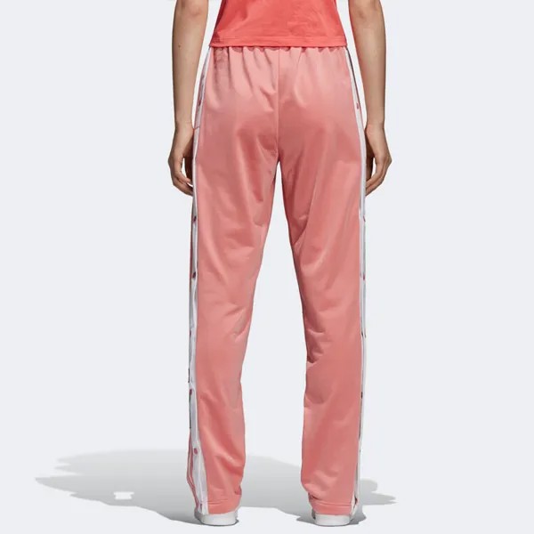 Трикотажные спортивные штаны женские розово-красные Adidas Originals