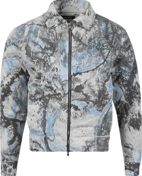 Куртка Nahmias Padded Zip Jacket 'White Marble', белый