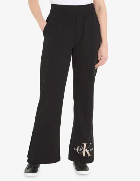 Спортивные брюки премиум-класса с монологом Calvin Klein Jeans, черный