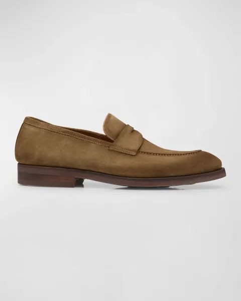 Мужские замшевые лоферы Lucien Penny Magnanni, цвет Torba