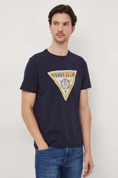 Футболка Guess, темно-синий