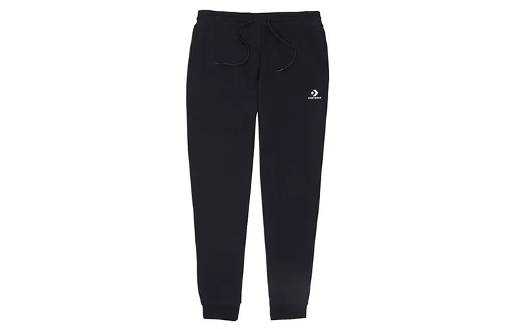 Мужские вязаные спортивные штаны Converse, цвет Black