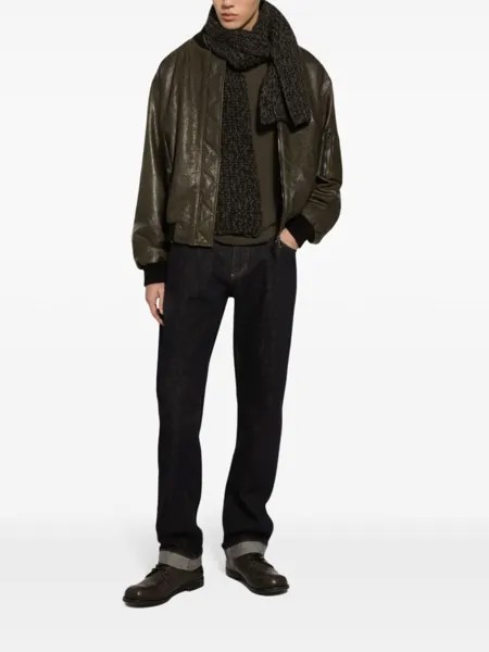 Dolce & Gabbana джинсы с логотипом, синий