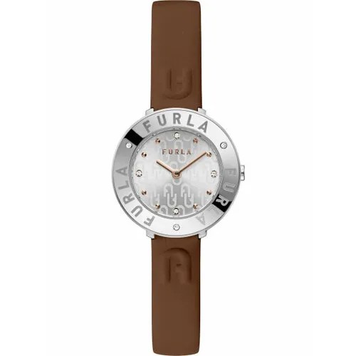 Наручные часы FURLA Basic WW00004015L1, серебряный, коричневый