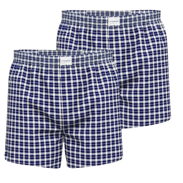 Боксеры Tom Tailor Webboxershorts 2 шт, цвет Blau / Kariert