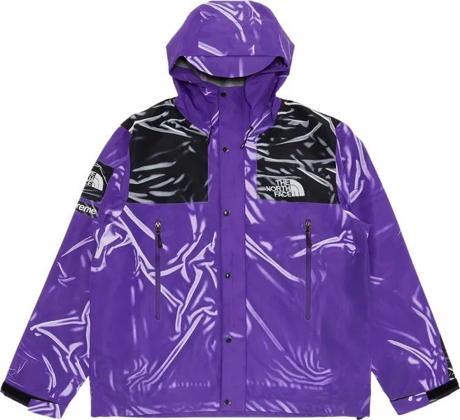 Куртка Supreme x The North Face Printed Taped Seam Shell Jacket 'Purple', фиолетовый