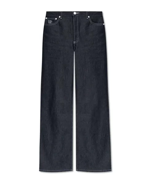 Джинсы широкого кроя A.P.C., синий
