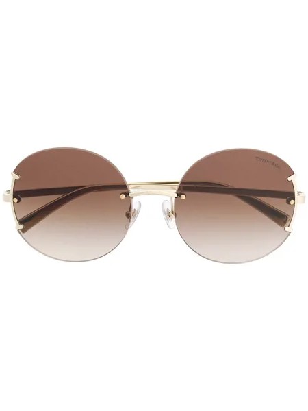 Tiffany & Co Eyewear солнцезащитные очки в круглой оправе