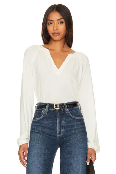 Футболка Bobi Long Sleeve Blouse, цвет Macadamia