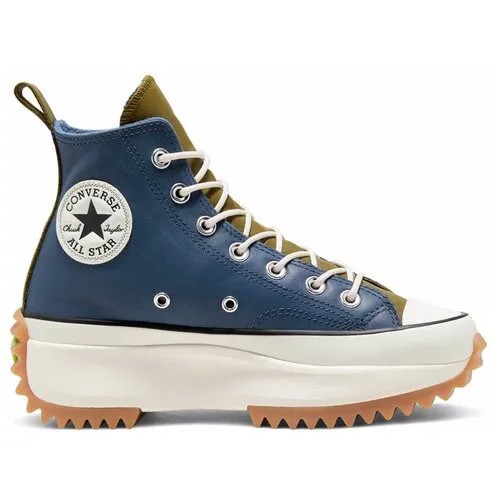 Кеды женские Converse Run Star Hike High Top 568650 кожаные синие (36)