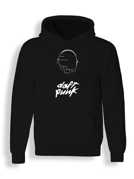 Худи унисекс СувенирShop Daft Punk/Дафт Панк 5 черное 3XL