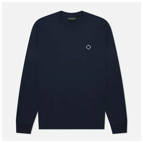 Мужской лонгслив MA.Strum Icon Embroidered ID синий, Размер XL