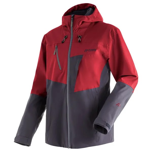 Куртка Maier Sports Narvik M Full Zip Rain, красный