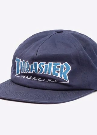 Кепка THRASHER Outlined Snapback Navy