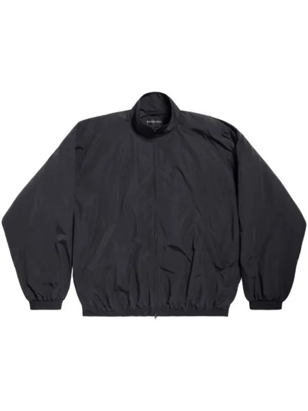 Balenciaga бомбер с логотипом, черный
