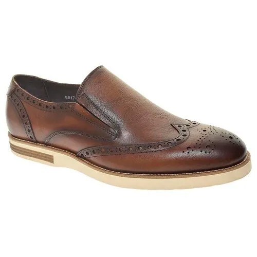 Туфли Loiter мужские демисезонные, размер 44, цвет коричневый, артикул 8917-06-121