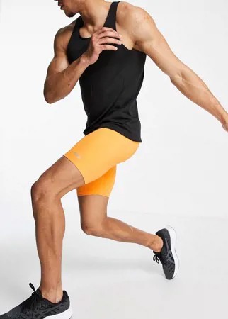 Спортивные шорты-леггинсы для бега ASOS 4505-Оранжевый цвет