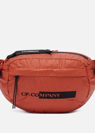 Сумка на пояс C.P. Company Nylon Coated Garment Dyed Crossbody, цвет оранжевый