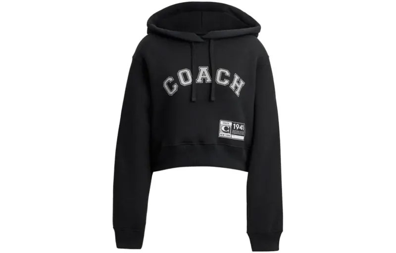 COACH Женская толстовка, цвет Black